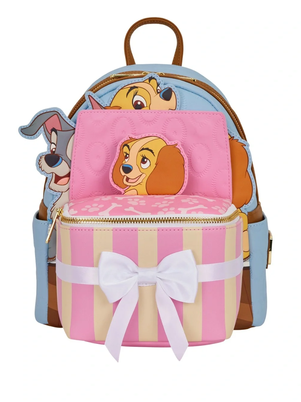 Loungefly Lady and the Tramp Exclusive Puppies Pop-Up Mini Backpack & Wallet